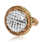 Золотое кольцо с цитрином «Isadora»