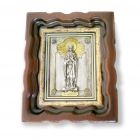 Серебряная икона «Святая мученица Ирина» с позолотой