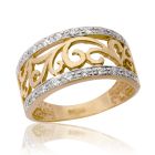 Золотое обручальное кольцо «Вечная любовь»
