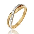 Золотое кольцо с цирконием «Сердце Нила»