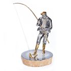 Серебряная статуэтка «Рыбак»