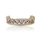 Золотое кольцо в виде короны «La princesse»
