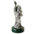 Серебряная статуэтка «Старик с совой»