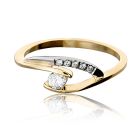 Золотое кольцо с бриллиантами «Мечта принцессы»