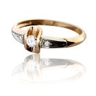 Золотое кольцо с бриллиантами 0.17 Ct «Valeriana »