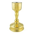 Позолоченный потир церковная чаша из серебра