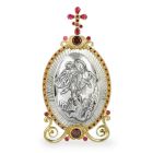 Серебряная икона «Святой великомученик Георгий Победоносец»