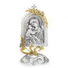 Серебряная икона «Образ Божией Матери Владимирской»