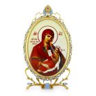 Серебряная икона «Образ Богородицы Утоли моя печали»