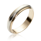 Обручальное кольцо без камней «Навеки вместе»