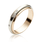 Обручальное кольцо «Навеки вместе» с бриллиантами