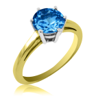 Золотое кольцо с топазом «VIVA»
