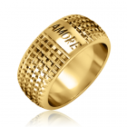 Золотое обручальное кольцо «Telma»