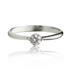Золотое кольцо с цирконием «В Париже»