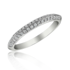 Платиновое кольцо с бриллиантами «Gaetano»