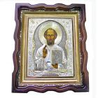 Икона из серебра «Святой Николай»