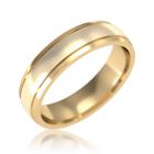 Золотое обручальное кольцо "Telma"