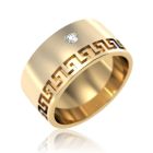 Золотое обручальное кольцо с бриллиантом «Nora»