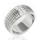Золотое обручальное кольцо с бриллиантами «Sara»