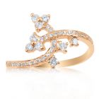 Золотое кольцо с бриллиантами «Melchor»