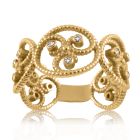 Золотое кольцо с бриллиантами «Уникальная»