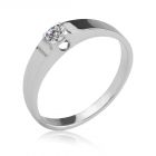 Золотое кольцо с бриллиантом «Для помолвки»