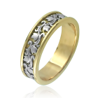 Золотое обручальное кольцо «Элегантность» 