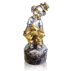 Серебряная статуэтка "Клоун"
