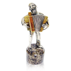 Серебряная статуэтка "Еврей с аккордеоном"