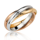 Обручальное кольцо из трех колец Trinity «Тринити»
