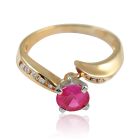 Золотое кольцо с рубином «Ruby Queen»