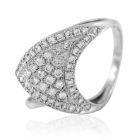 Ексклюзивний перстень з діамантами «Парус»