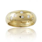 Золотое обручальное кольцо с бриллиантами "Land of Love"