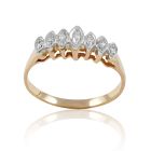 Золотое кольцо с бриллиантами "Lanvin"