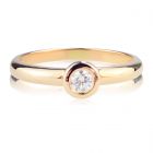 Бриллиантовое кольцо для помолвки 0.24 карата «Bali»