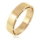 Золотое обручальное кольцо с бриллиантами "Shining Moon"