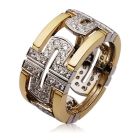 Эксклюзивное женское обручальное кольцо с бриллиантами «Gia»