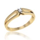 Золотое кольцо с бриллиантом "Edissa"