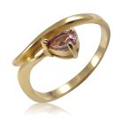 Золотое кольцо с аметистом «Зачарованное желание»