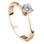 Заручальне кольцо з діамантом 0.2 ct «Romantic tradition»