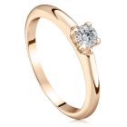 Золотое кольцо солитер для помолвки «Мелани» 