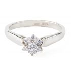 Красивое помолвочное кольцо с бриллиантами «Афродита»