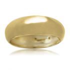 Золотое обручальное кольцо без вставок  «Only You II»