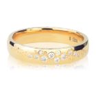 Эксклюзивное свадебное кольцо с бриллиантами «Fedelta»