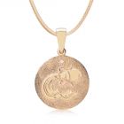 Кулон монетка со знаком зодиака «Водолей»