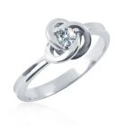 Золотое кольцо с бриллиантом 0,10 Ct «Волшебство любви»
