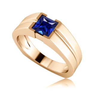 Male-ring-sapphire «the Lord of»