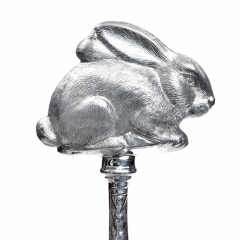 Серебряная погремушка «Кролик»