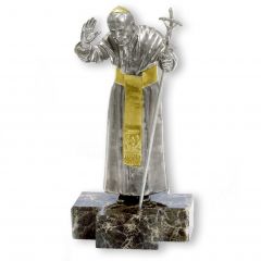Срібна статуетка з позолотою «Іоанн Павло II»