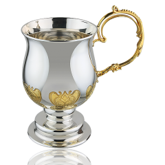 Кружка серебряная чайно-кофейная «TET-A-TET»